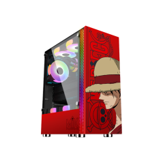 GAMEKM ONE PIECE LUFFY RED GAMING CASE