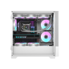 DK415M M-ATX PC Case (White)