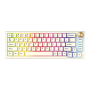 FANTECH MAXFIT67 MODULAR MECHANICAL KEYBOARD (White)