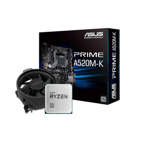 RYZEN 5 2400G(Traytype) & ASUS PRIME A520M-K (Bundle)