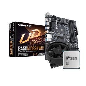 RYZEN 5 5600G(Traytype) & GIGABYTE B450M DS3H WIFI (Bundle)