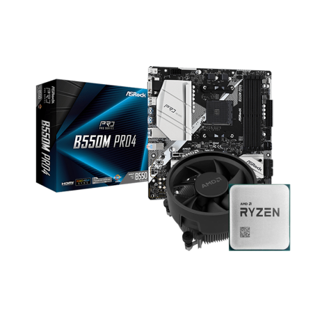 RYZEN 7 5700G(Traytype) & ASROCK B550m PRO4 (Bundle)